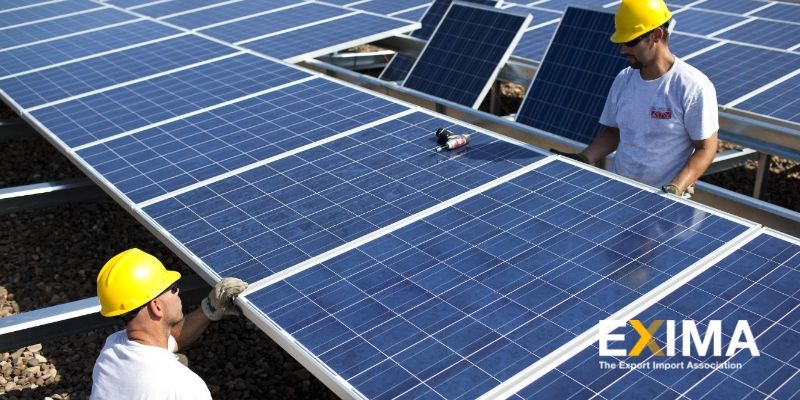 Installation of solar energy panels to produce more green energy